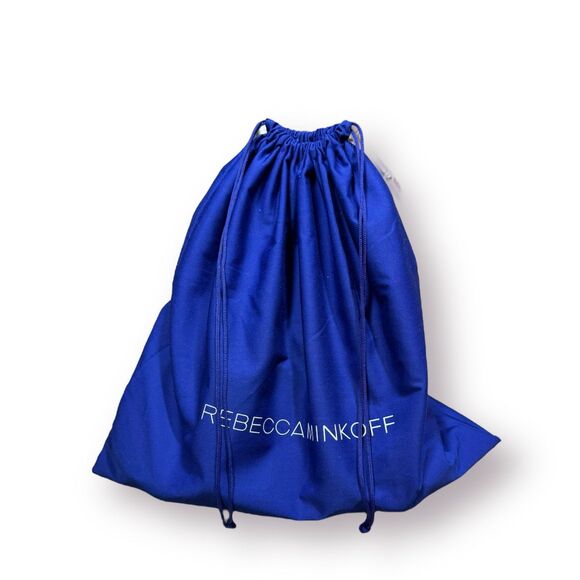 Rebecca Minkoff Tan Fringe Leather Crossbody Shoulder Bag Drawstring w/ Dust Bag - Picture 2 of 8